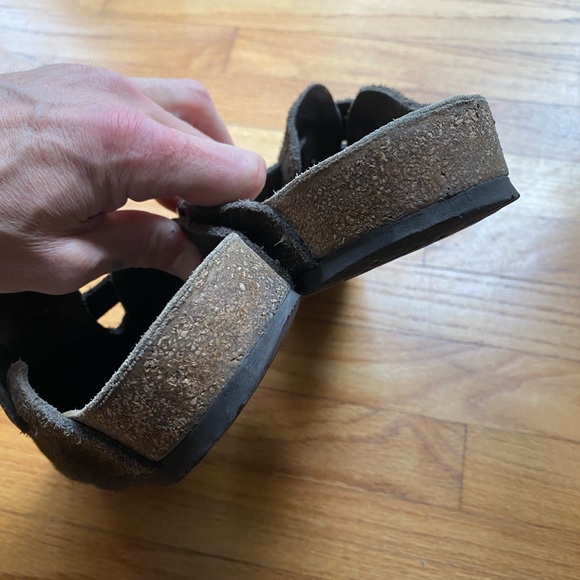 Birkenstock Suede Boston Chocolate Brown 45 12 - Picture 5 of 7